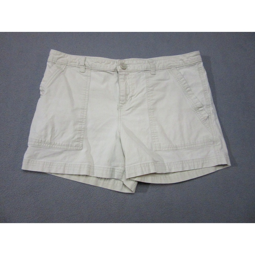 Patagonia Shorts Womens 8 White Excellent Outdoor Hiking Chino 57797